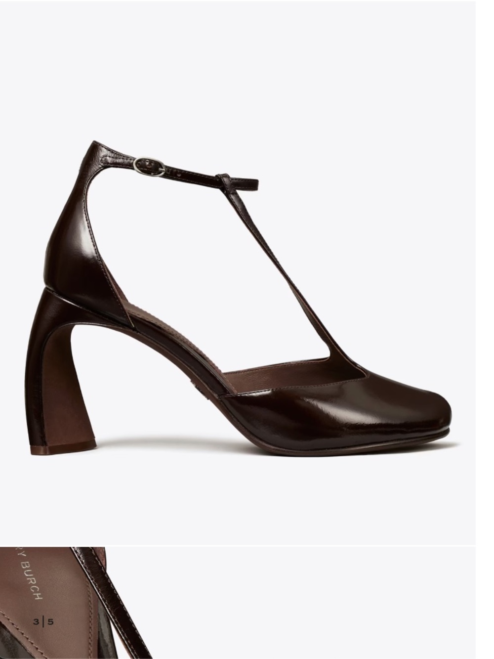 Tory Burch T-Strap Peep Toe Heels (Fall 2025) - Picture 3 of 5
